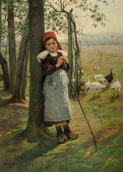 Goose Girl by Vaclav Brozik